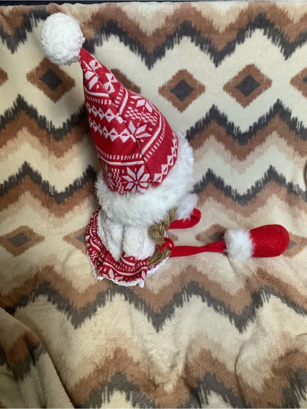 Christmas girl plush doll
